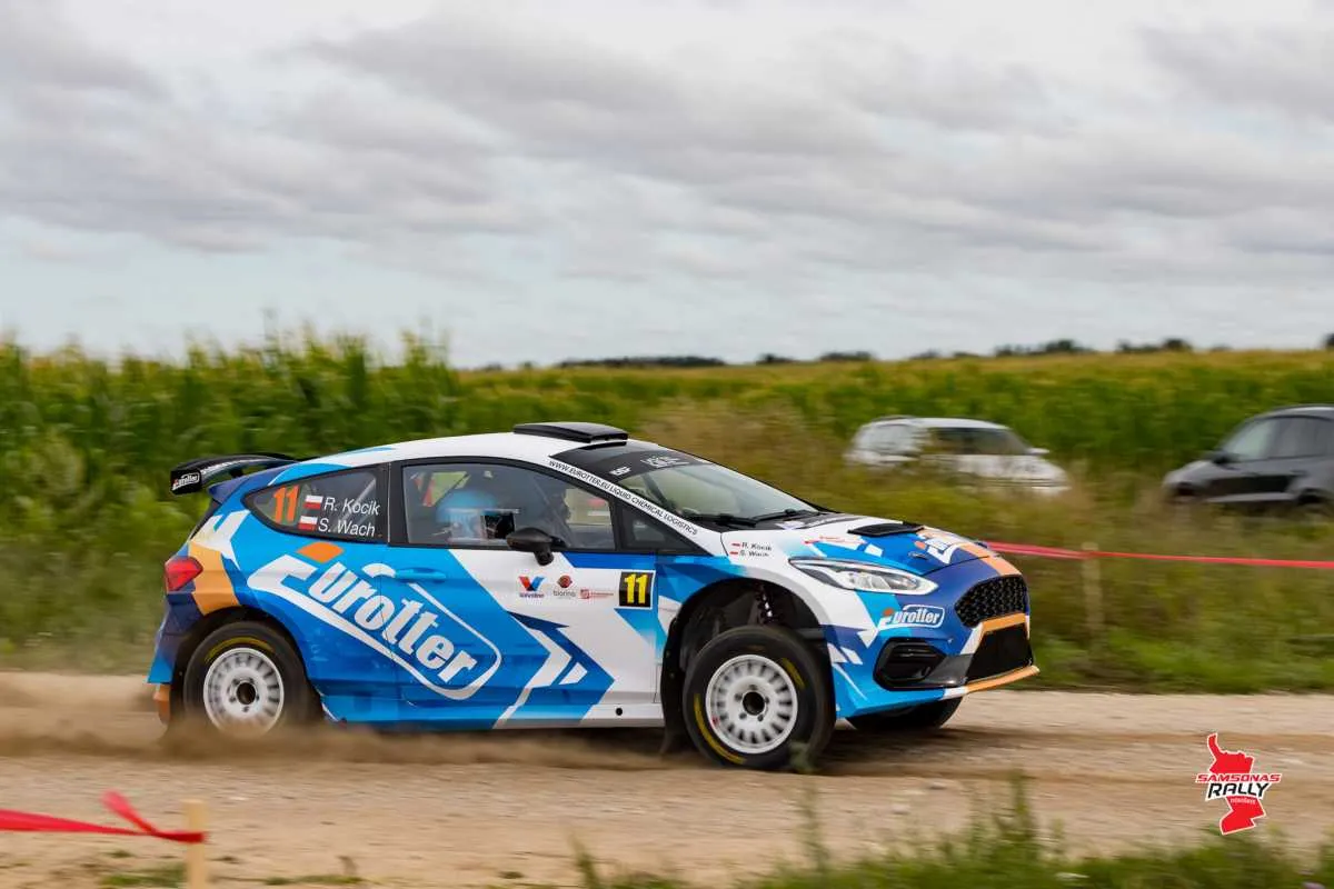 Testiniame „Samsonas Rally Rokiškis“ greičio ruože tempą diktavo ukrainiečiai su WRC „Mini“