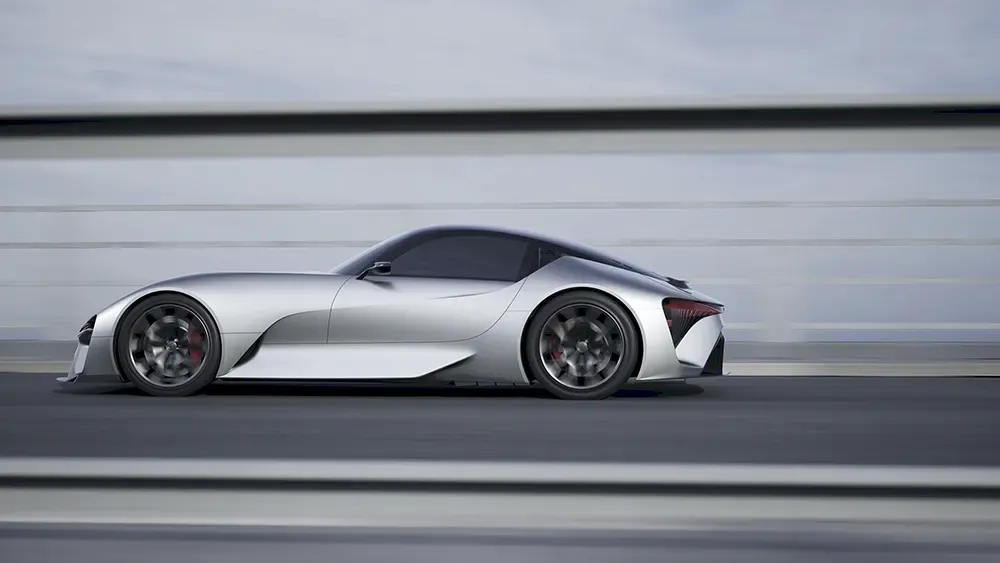 „Lexus“ džiugina gerbėjų akis: pasidalijo ateities sportinio elektromobilio nuotraukomis