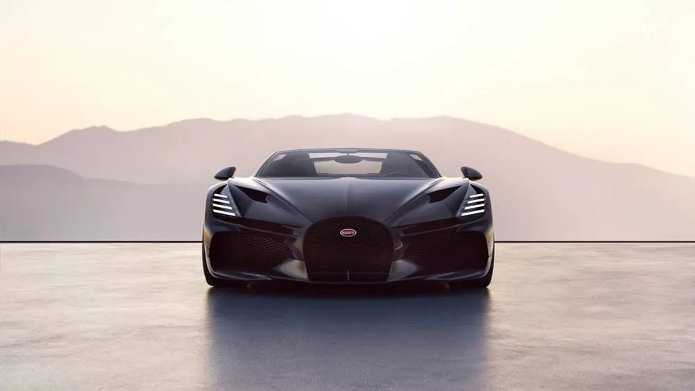 Bugatti W16 Mistral: ypatingas rodsteris