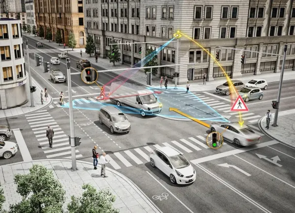 Technologijų kompanija „Continental“ pristatė sprendimus autonominiam važiavimui mieste