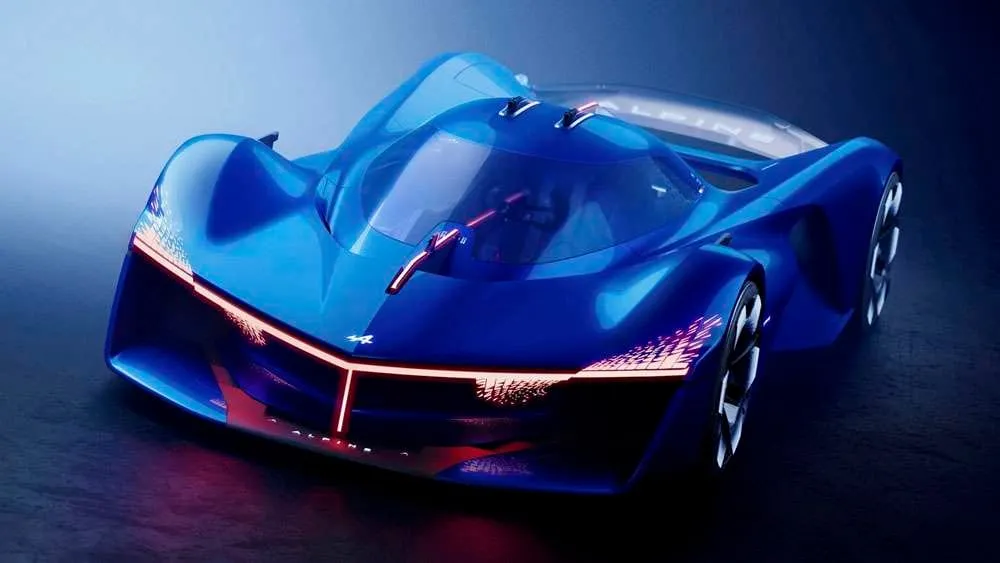 „Alpine Alpenglow”: vienvietis hiperautomobilis su permatomu kėbulu ir vandeniliniu varikliu