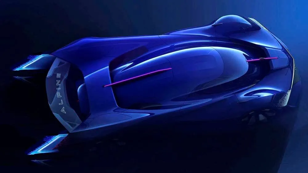 „Alpine Alpenglow”: vienvietis hiperautomobilis su permatomu kėbulu ir vandeniliniu varikliu