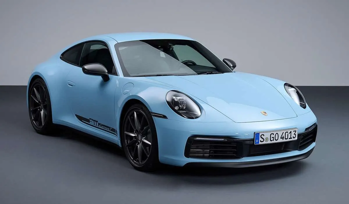 „Porsche 911 Carrera T”: palengvinta bet su mechanine pavarų dėže