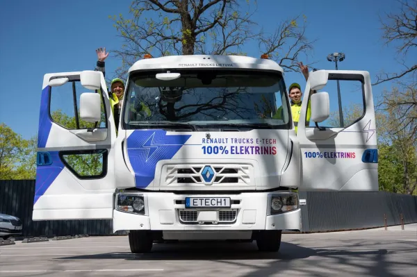 Kauno bendrovė pirmoji Lietuvoje išbandys elektra varomą šiukšliavežį