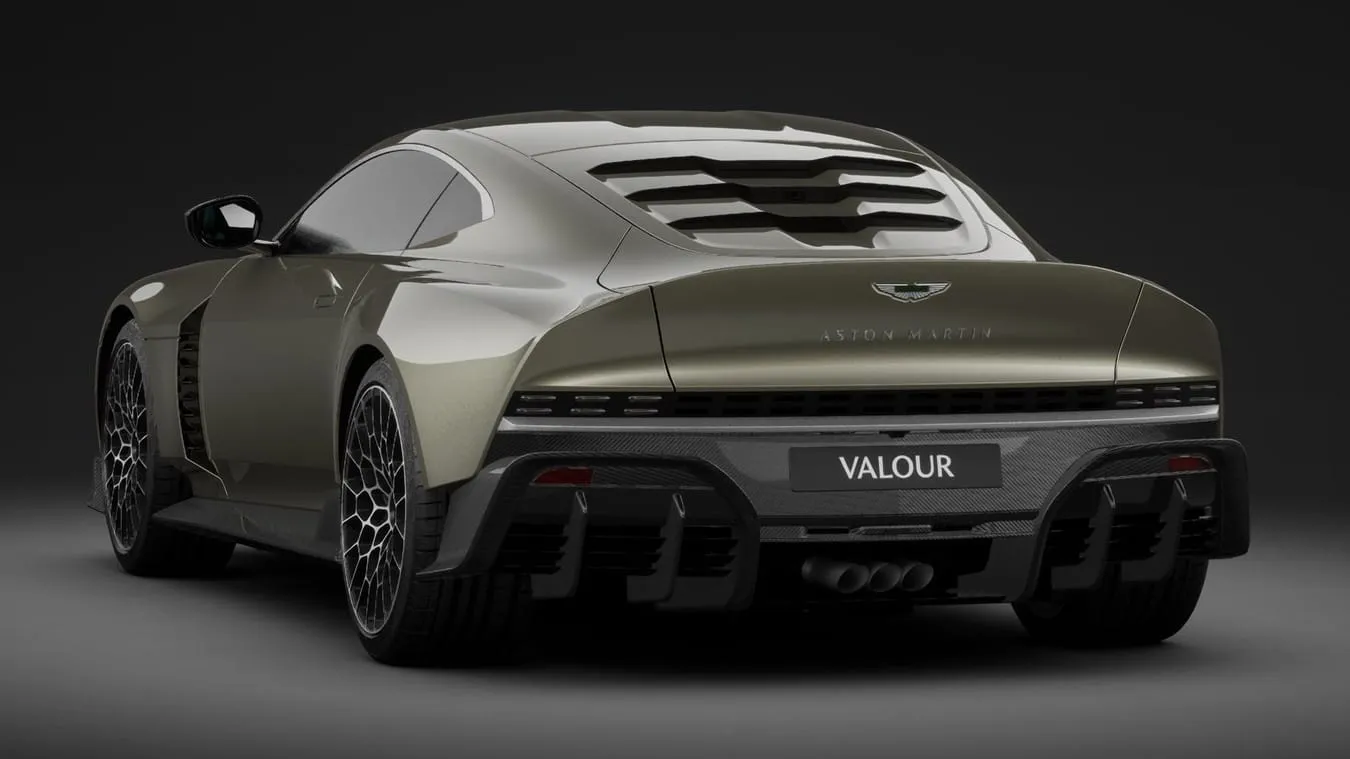 Riboto tiražo „Aston Martin Valour” su V12 varikliu ir automatine pavarų dėže
