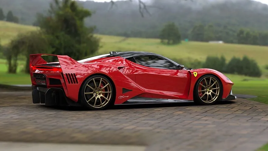 „Angelelli Effequaranta”: itališkas hibridinis superautomobilis, sukurtas „Ferrari F40” pagrindu