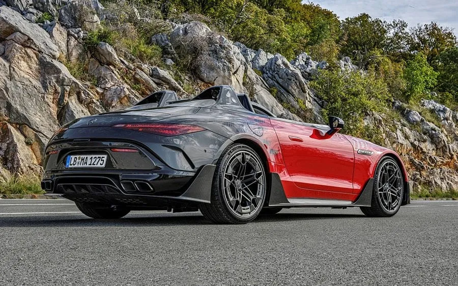 Mercedes-AMG PureSpeed rodsteris: greitas, triukšmingas, brangus