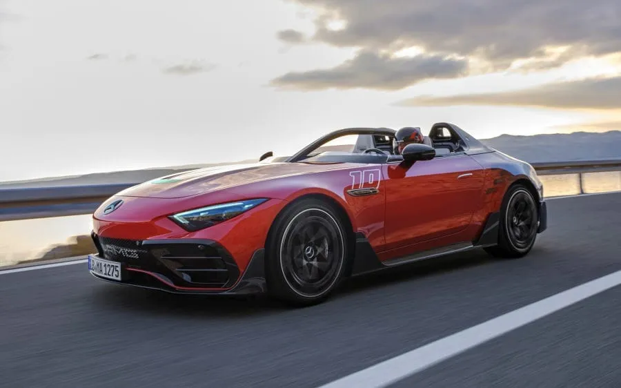 Mercedes-AMG PureSpeed rodsteris: greitas, triukšmingas, brangus