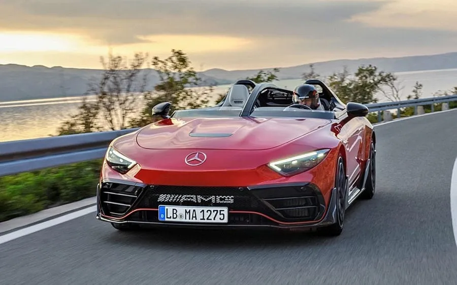Mercedes-AMG PureSpeed rodsteris: greitas, triukšmingas, brangus