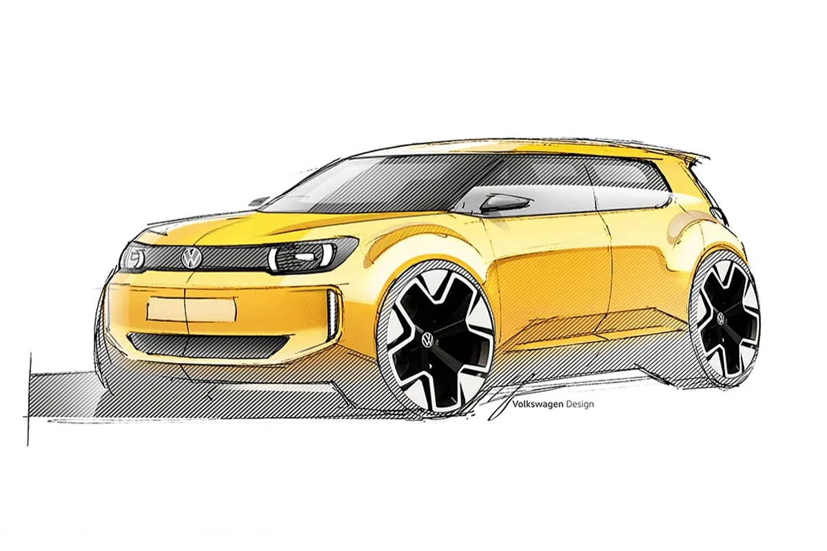 „Volkswagen“ atskleidė oficialius ‚up!‘ įpėdinio eskizus
