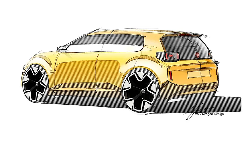 „Volkswagen“ atskleidė oficialius ‚up!‘ įpėdinio eskizus