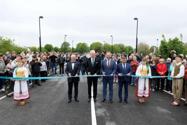 Kėdainiuose po rekonstravimo atidarytas vienas svarbiausių tiltų per Nevėžį