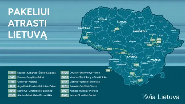 „Via Lietuva“ kviečia atrasti Lietuvą automobiliu ar motociklu: pristatomi vaizdingi maršrutai vasaros kelionėms