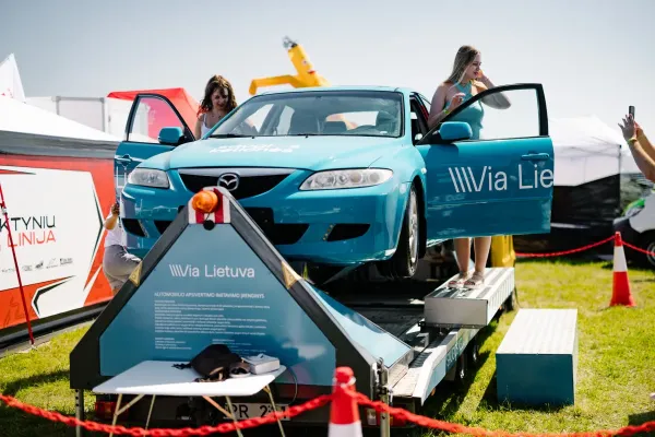 „Aurum 1006 km lenktynių“ lankytojų lauks interaktyvi „Via Lietuva“ saugaus eismo erdvė