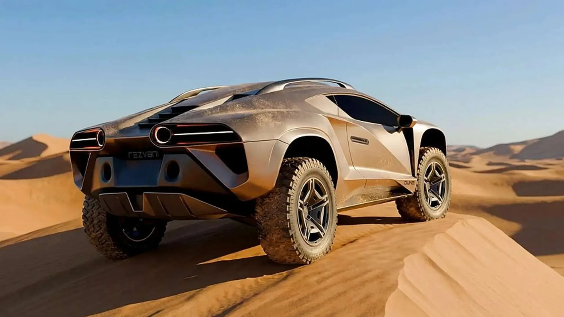 „Rezvani Dune“: kai „Lamborghini Huracan“ tampa 811 AG bekelės monstru