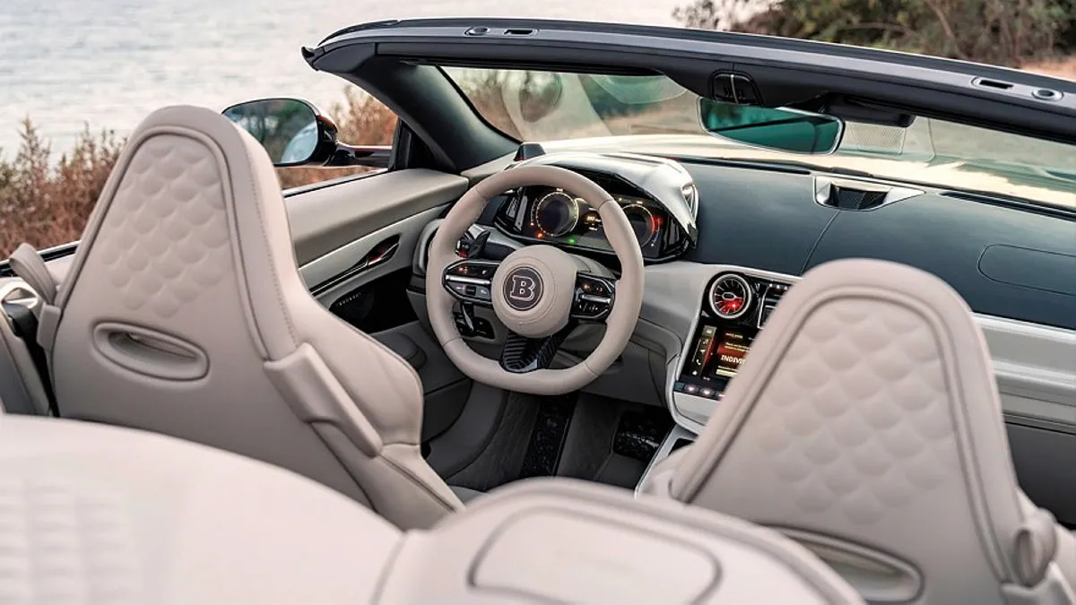 „Brabus Bodo Cabriolet“: sausumos jachta su griausmingu V12 varikliu ir uraganine dinamika