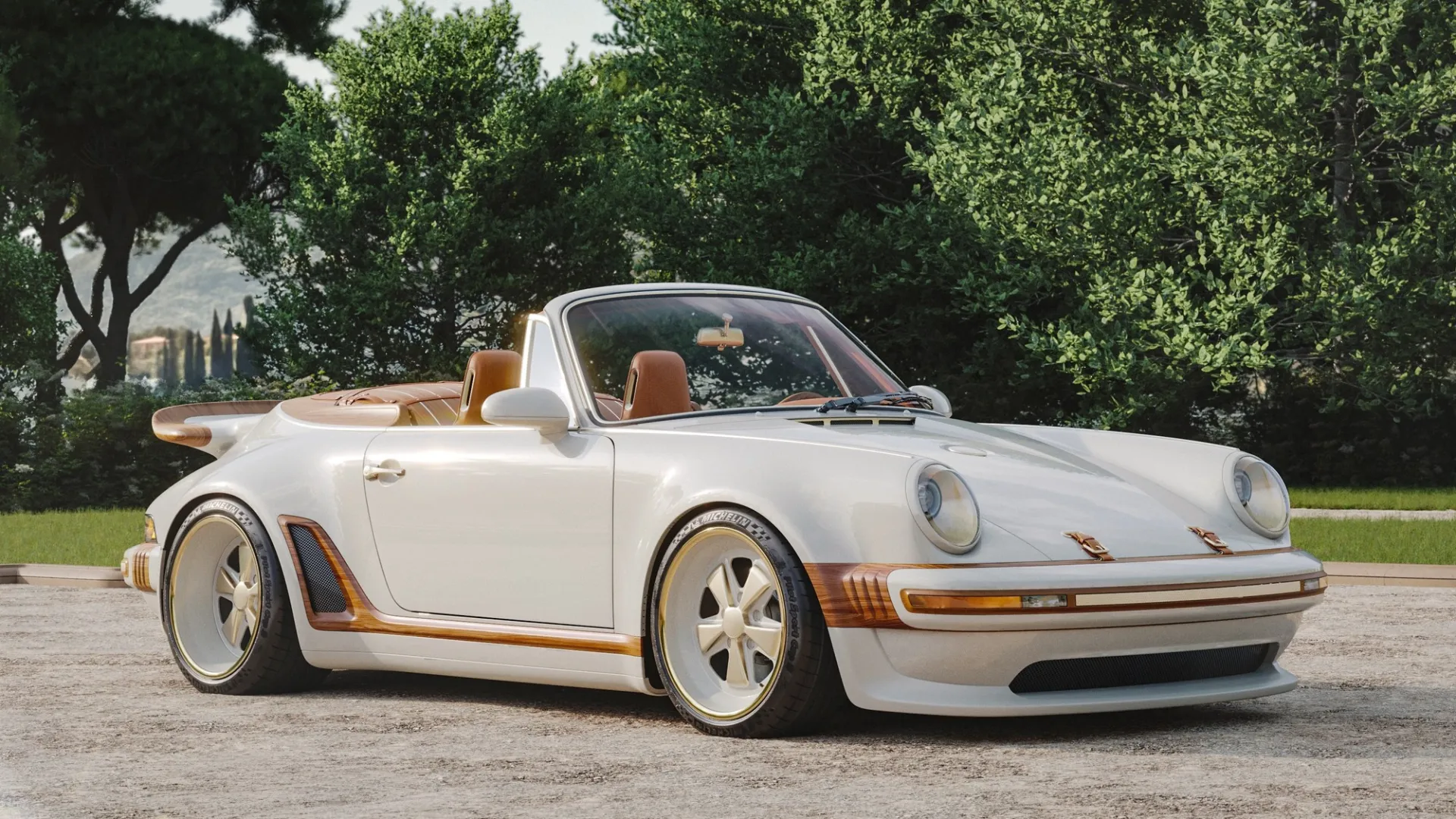 Singer Vehicle Design pristatė bendradarbiavimo su Louis Vuitton rezultatą