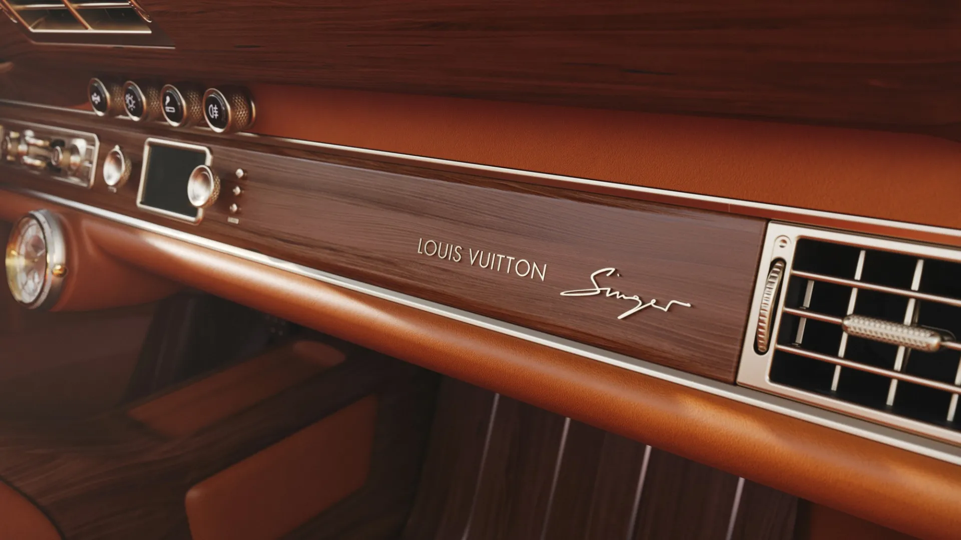 Singer Vehicle Design pristatė bendradarbiavimo su Louis Vuitton rezultatą